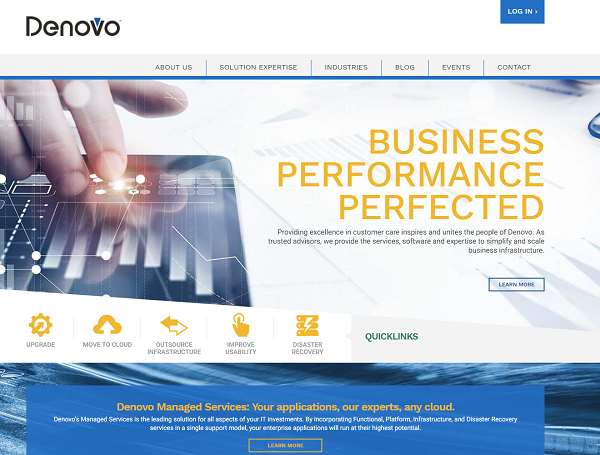 Denovo Website Launch